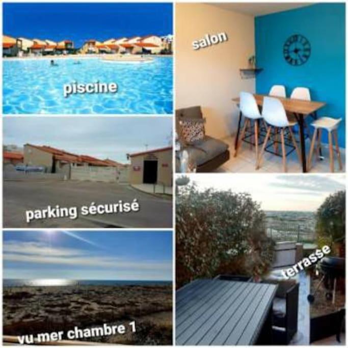 Villa Face A La Mer Sur Le Sable 8 Clim A L'Etage Le Barcares Bagian luar foto